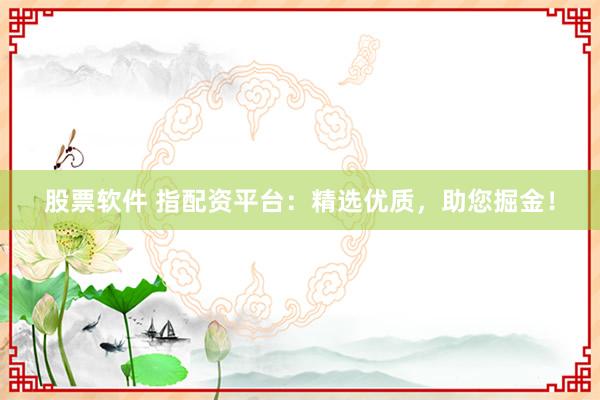 股票软件 指配资平台：精选优质，助您掘金！