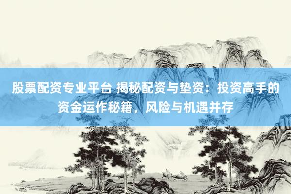 股票配资专业平台 揭秘配资与垫资：投资高手的资金运作秘籍，风险与机遇并存