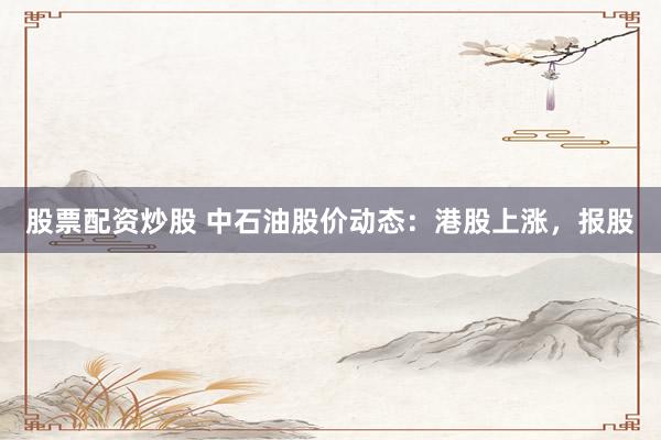 股票配资炒股 中石油股价动态：港股上涨，报股